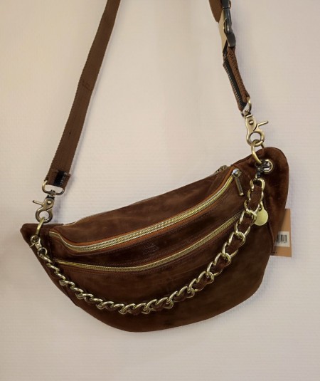 Sac banane en croute de cuir souple Pétra Mila Louise Plusieurs